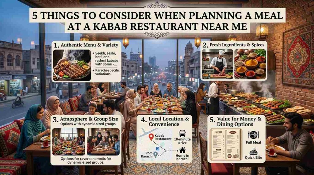 5 Things To Consider When Planning A Meal At A Kabab Restaurant Near Me
