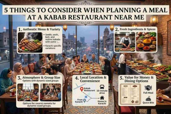 5 Things To Consider When Planning A Meal At A Kabab Restaurant Near Me